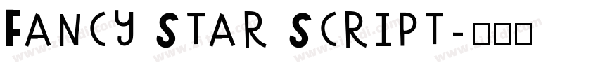 Fancy Star Script字体转换